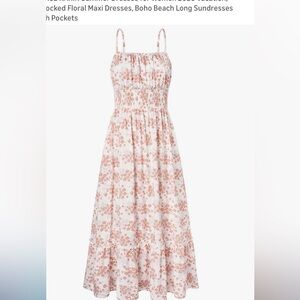 Grace Karin Pink Floral Maxi Dress
